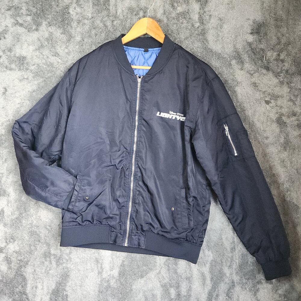Lightyear Disney Pixar Cast Crew 2022 Movie Film Jacket Size XL Quilted Lined
